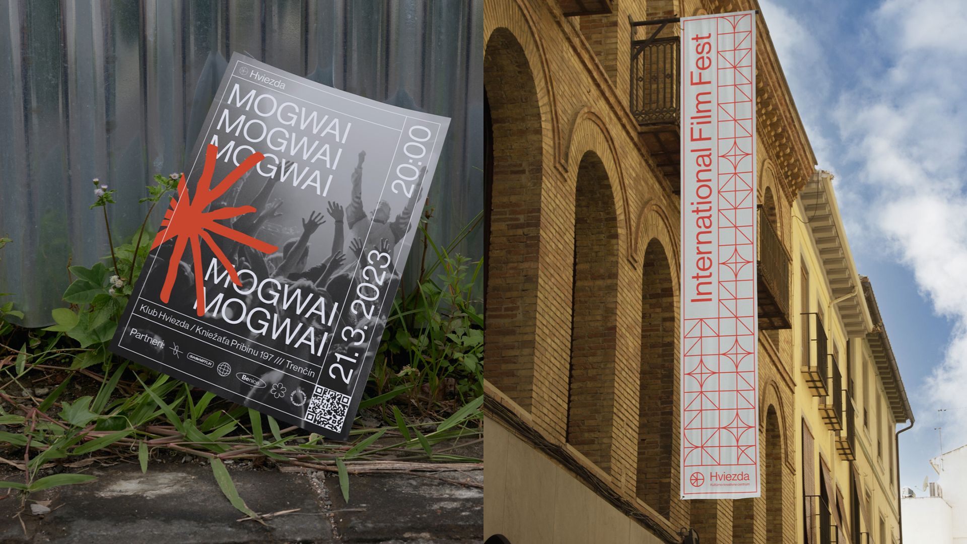 Hviezda posters and banner