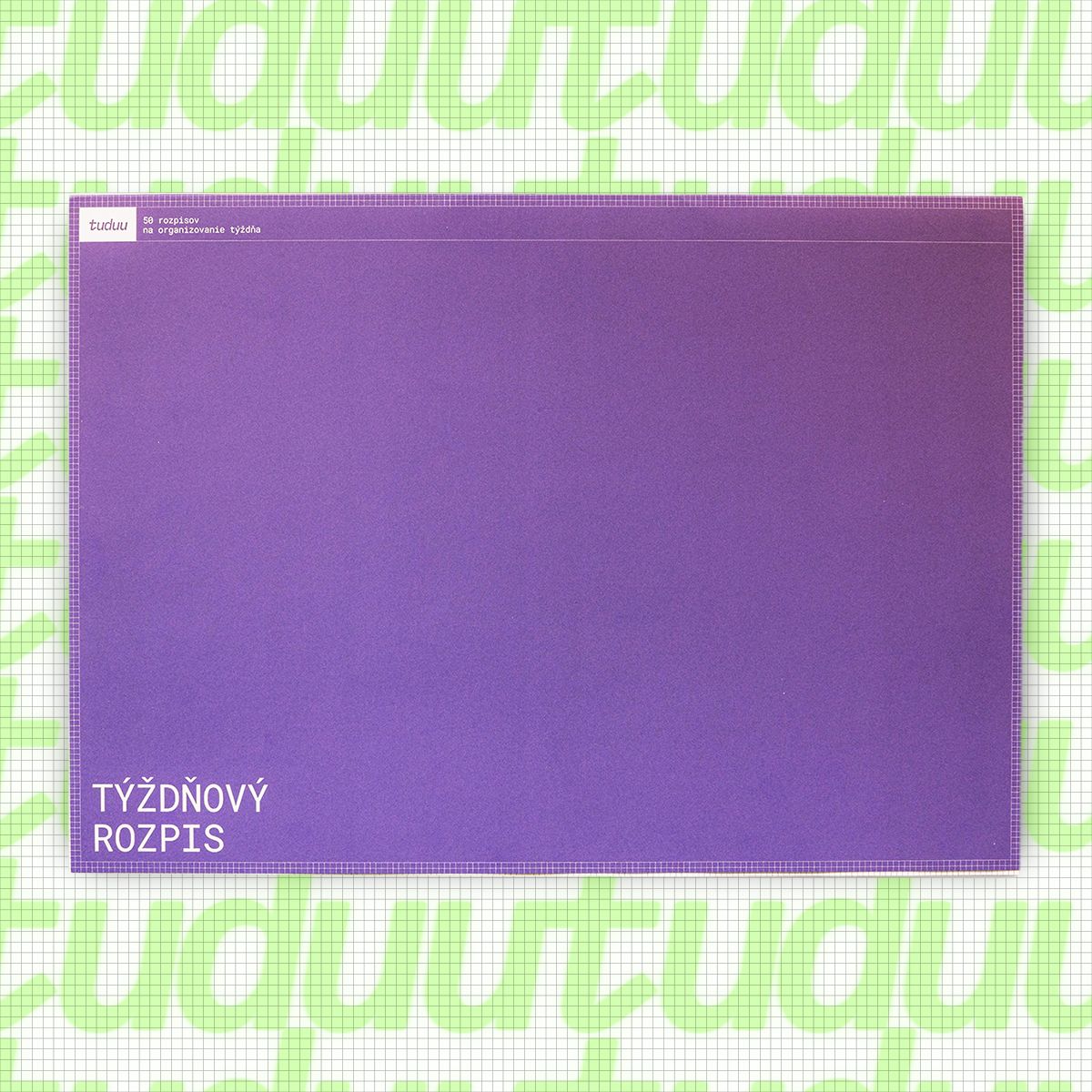 tuduu weekly planner, cover